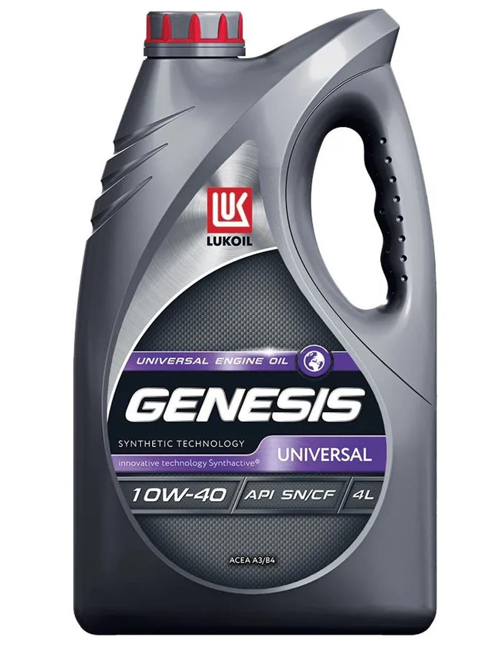 Моторное масло Лукойл Genesis Universal 10W-40, полусинтетическое, 4 л