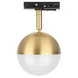 Трековый светильник однофазный ЭРА TR42-GX53 BS под лампу GX53 латунь | Однофазные светильники под лампу