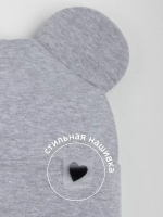 Шапка для девочки трикотажная и снуд