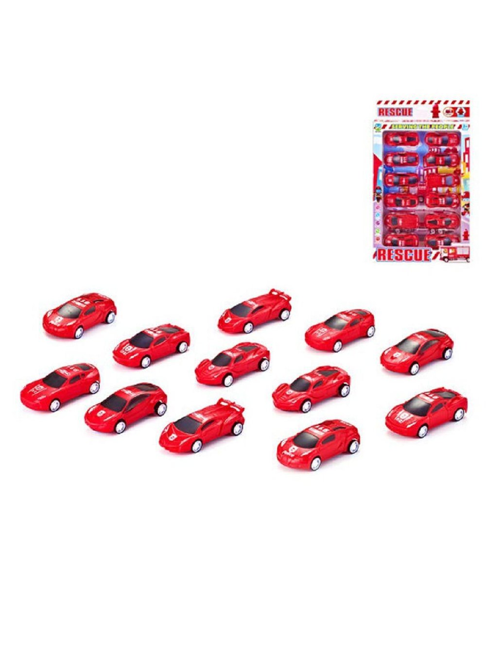 Набор машин "Спорткар" 12шт с инерционным механизмом (200516067)