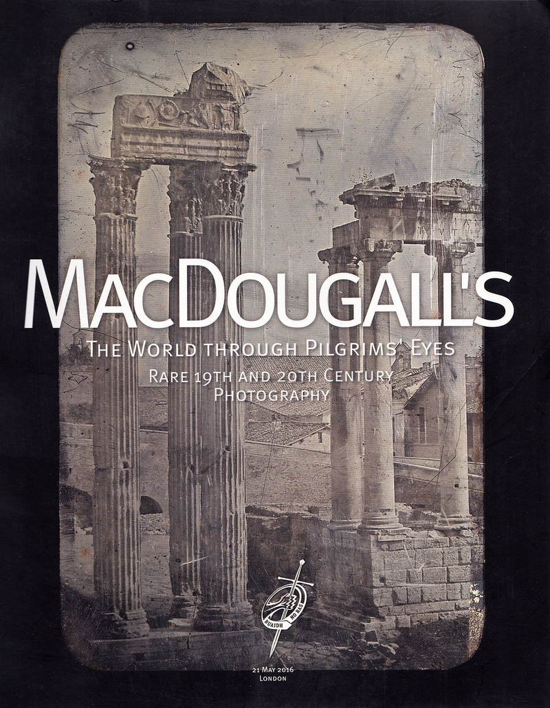 Каталог аукциона MacDougall's, Лондон, Мир глазами пилигримов: редкая фотография XIX-XX вв от 21 мая 2016 года