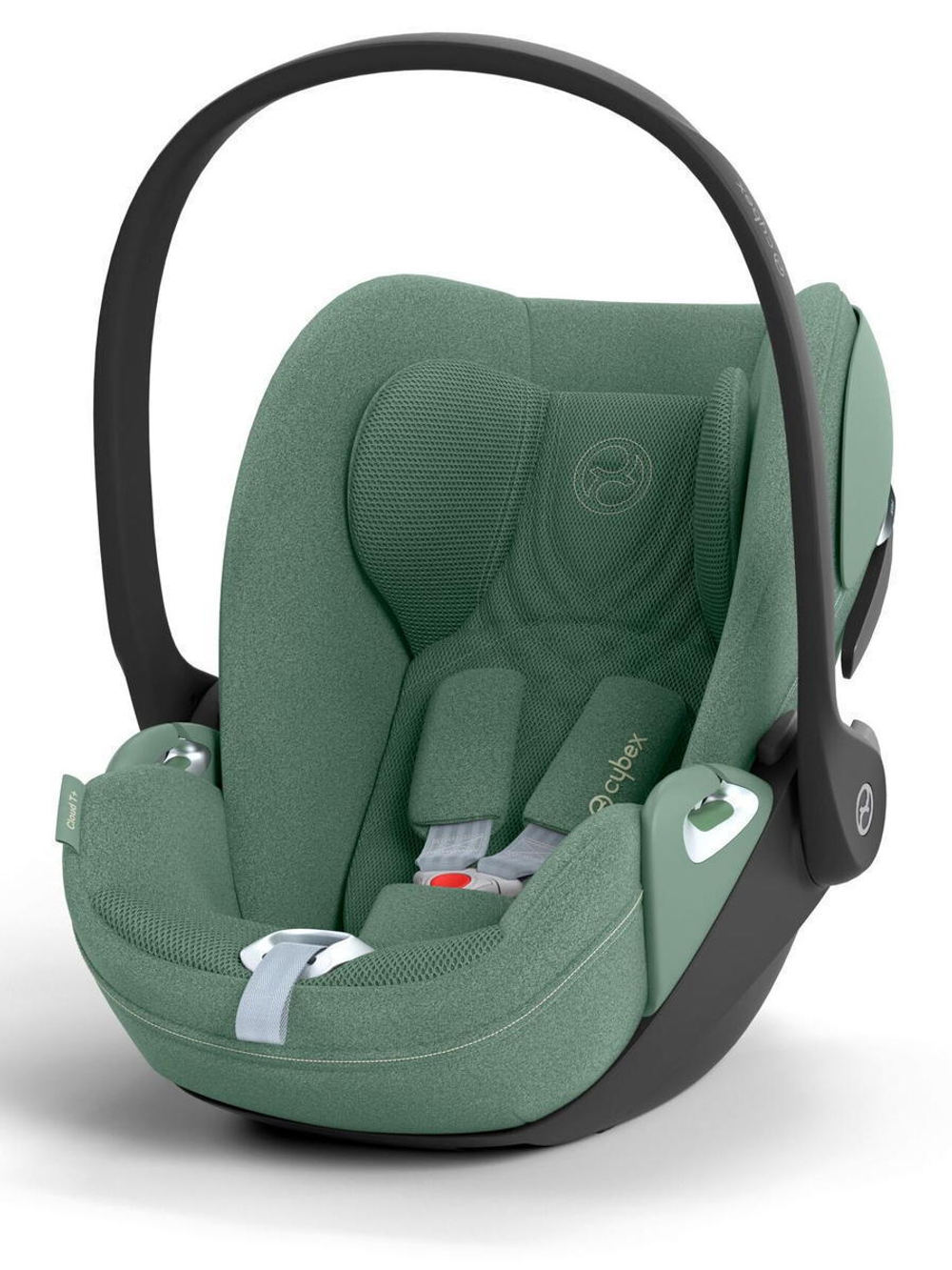 Коляска 3 в 1 Cybex Priam IV Rosegold complete и автокресло Cloud T i-Size Leaf Green Plus Sepia Black