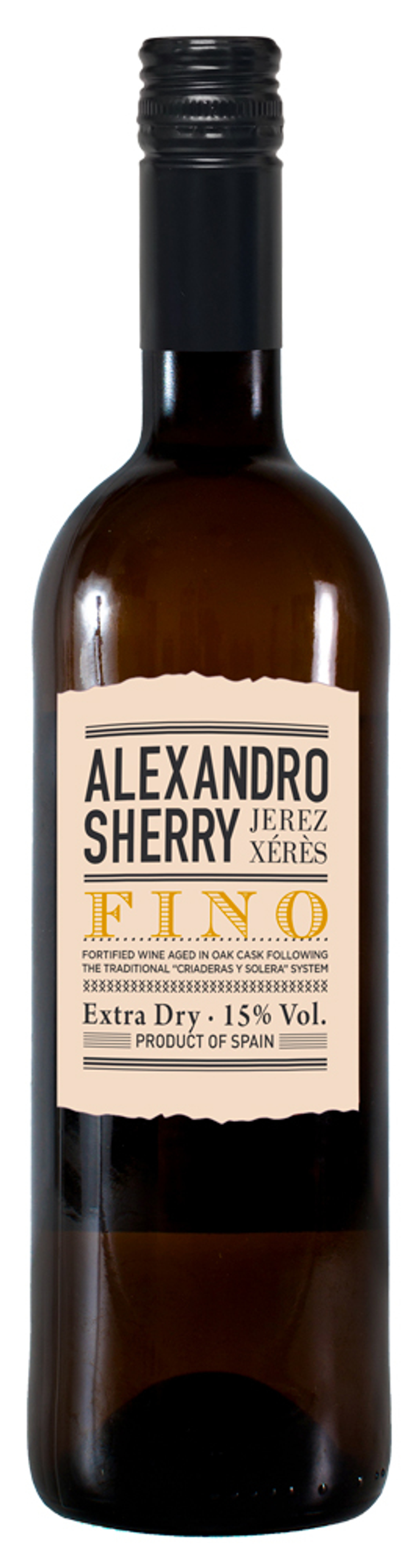 Херес Alexandro Sherry Fino, 0.75 л