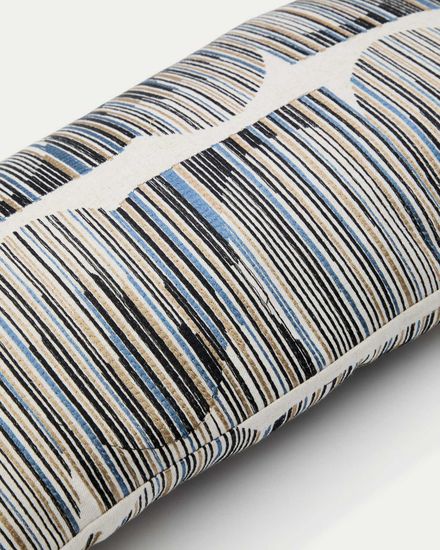 Чехол на подушку Log с разноцветной графической вышивкой 30 х 50