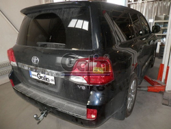 Фаркоп оцинкованный Galia T071A для Toyota Land Cruiser 200 2008-, Lexus LX 2008-(паспорт и сертификат в комплекте)(без электрики)