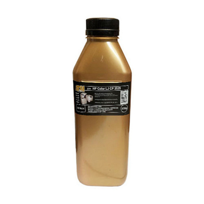 Тонер для HP Color LJ CP 3525/3530/4025/4525/M551 (220гр, черный, Chemical MKI) Gold ATM