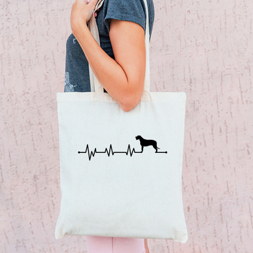 Тканевая сумка "Волкодав - сердечный ритм"