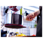 Магнитная подставка под горячее IKEA 365+ GUNSTIG (365+ ГУНСТИГ), Красный / темно-серый, 18 см