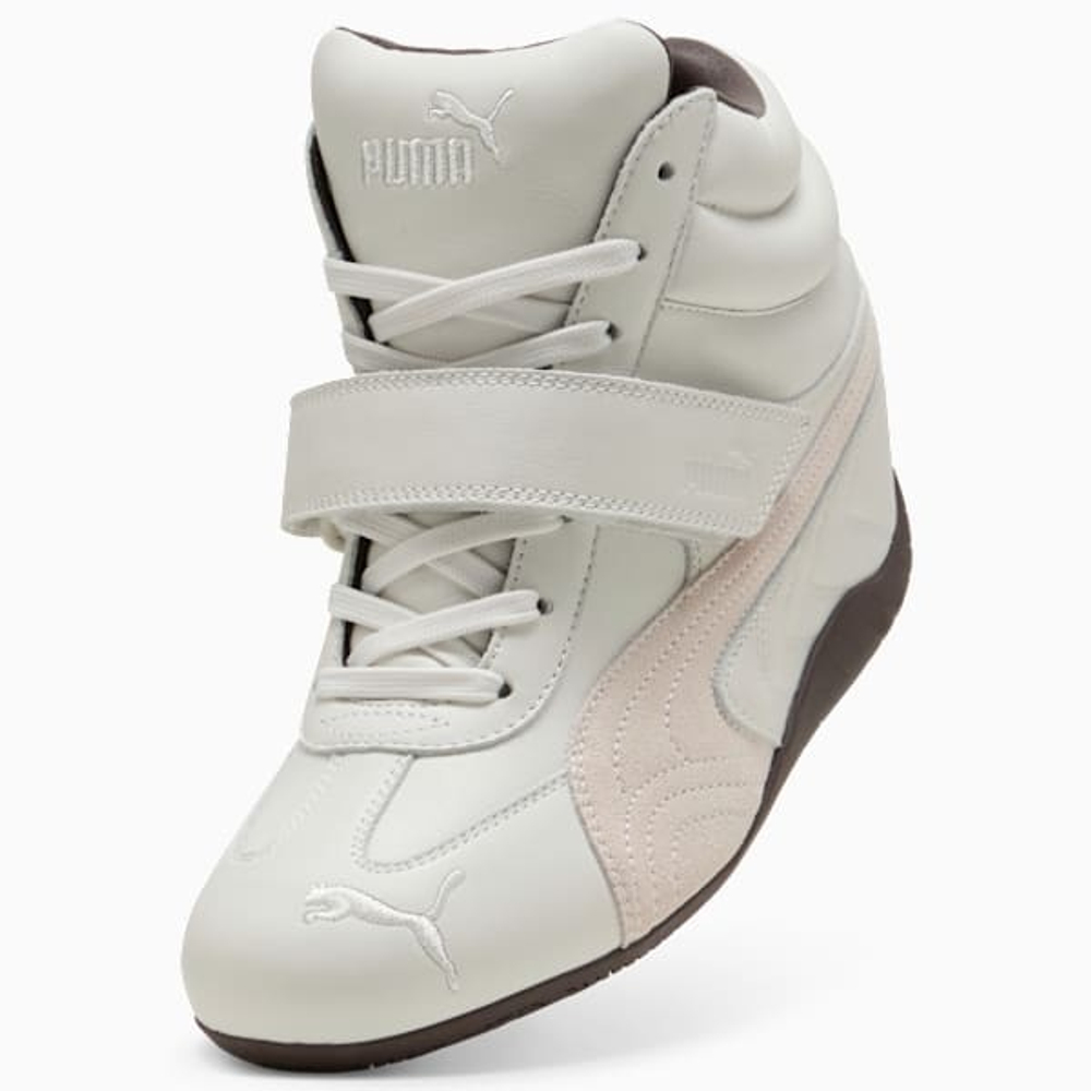 PUMA Женские кроссовки Speedcat Wedge, белый/серый