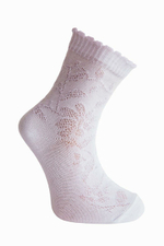 Носки для девочек Д-111 14р белый,в ассорт. (Фаза), 1 шт.