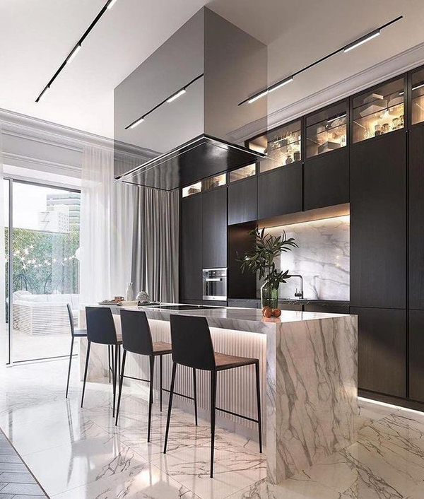 Примеры современных дизайнов кухонь из интернета