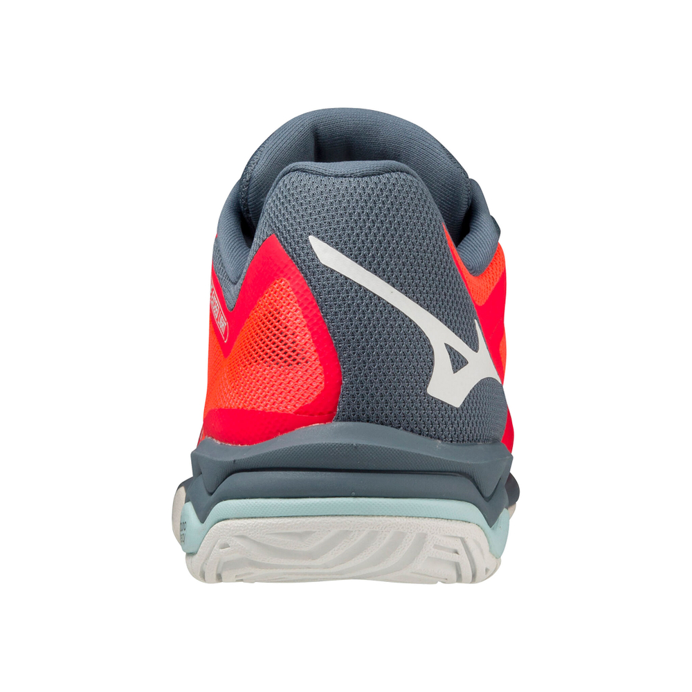 Женские теннисные кроссовки Mizuno Wave Exceed Light All Court Shoe Women - Coral, Blue