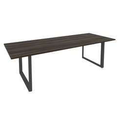 Onix Direct Стол переговорный на О-образном м/к O.MO-PRG-25 Дуб Мали/Металл Антрацит 2580*980*750