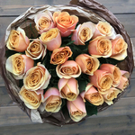 Голден Мустард — букет интерьерных роз