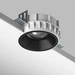 G214607BMOD Светильник DOMINO ROUND под LED модуль/лампу МR16 ЧЁРНЫЙ (214610+214607+214007)