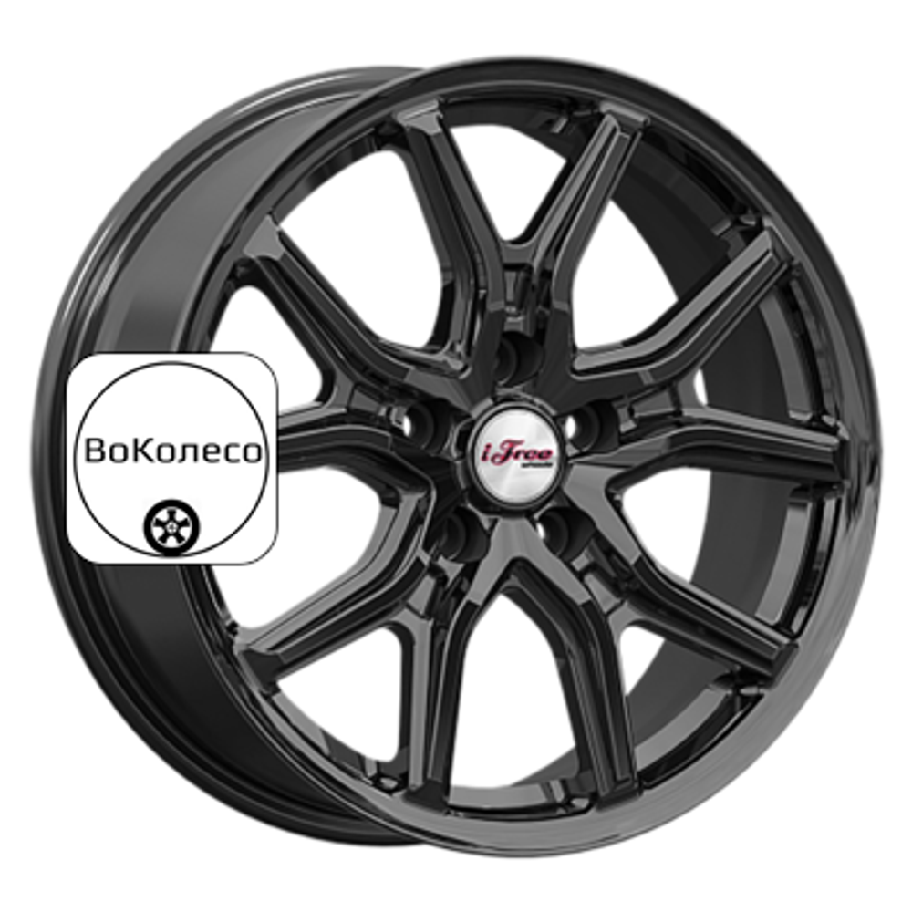 6,5x17/5x108 ET33 D60,1 Страйк (КС1080) BK iFree