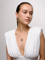 Колье "Sun black pearl" Gold