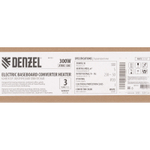 Конвектор электрический плинтусный ATRIC-300, 230 В, 300 Вт, ТЭН Denzel