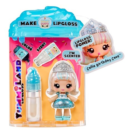 Yummiland - DIY Lipgloss + Callie Birthday Cake Doll Make Lipgloss Kit 120704 / артикул   120698 120704  / GTIN 035051120704