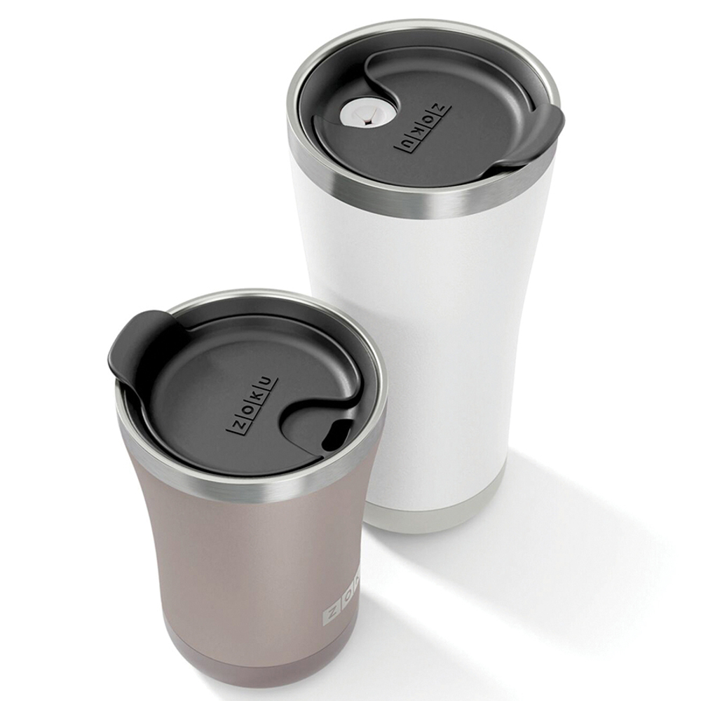 Термокружка zoku, 350 мл, пепельная