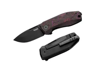 Нож складной Lion Steel NANO Purple Haze - сталь MagnaCut, рукоять карбон