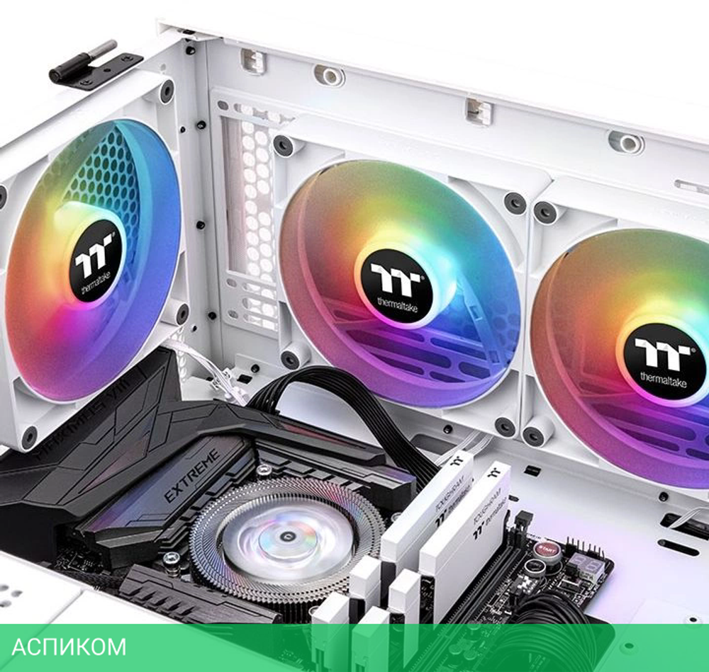 Вентилятор для корпуса Thermaltake CT120 ARGB White (CL-F153-PL12SW-A)