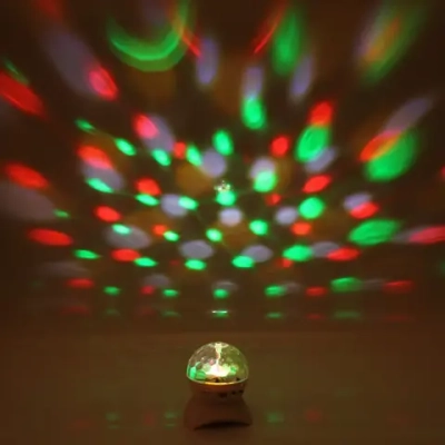 Диско-шар светодиодный «Калейдоскоп красок», Bluetooth, МР3, USB, кардридер (220V)