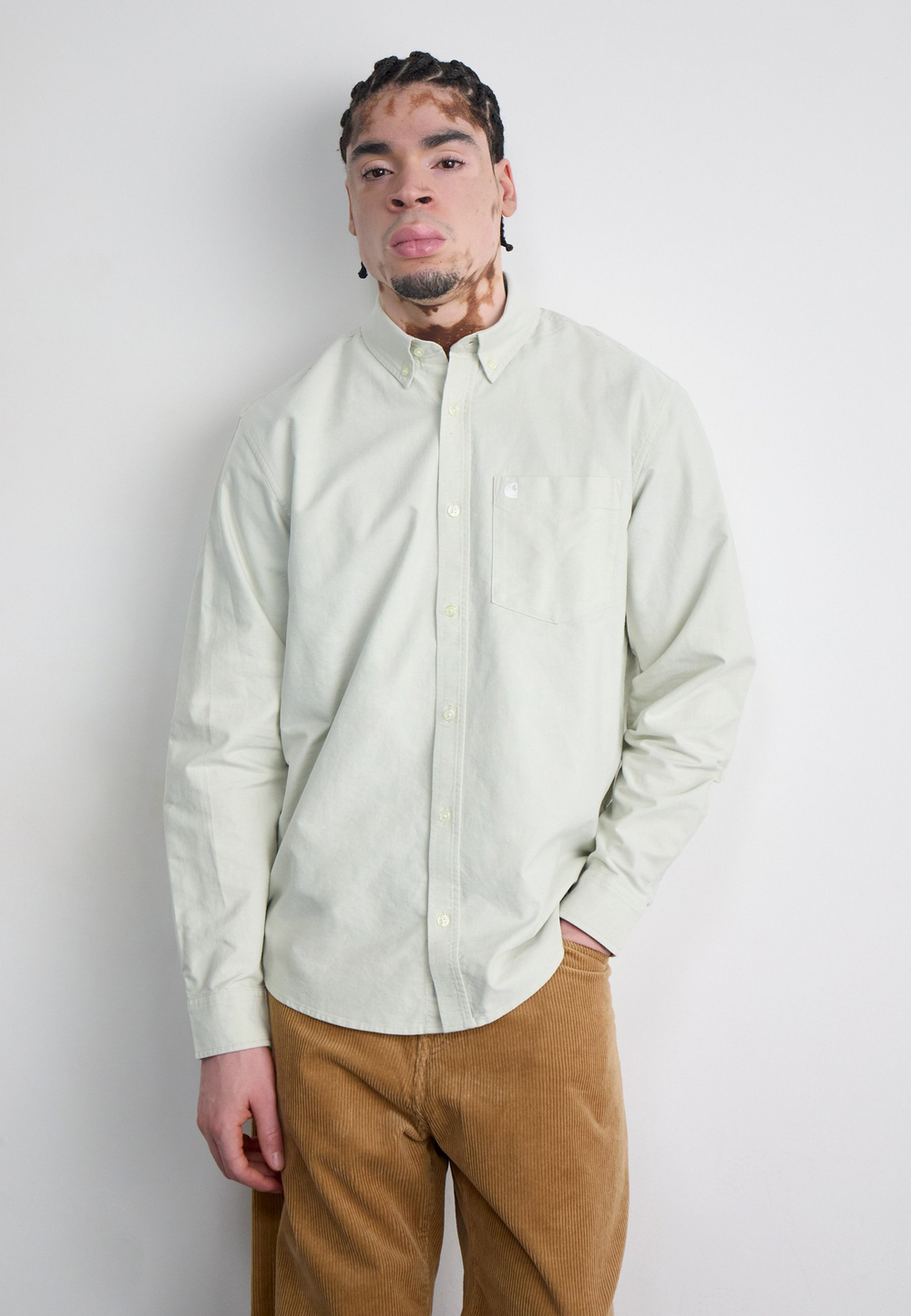 Carhartt WIP OXFORD - Рубашка - Белый