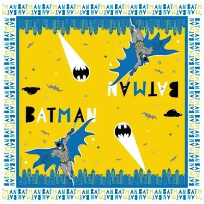 Салфетки бумажные 33*33см Batman 3 сл., 20л
