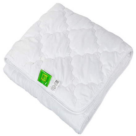 Одеяло "АВТ. ЛЕБЯЖИЙ ПУХ-CLASSIC" лёгкое, плотность 200 г/м2, цвет белый, микрофибра, Россия.