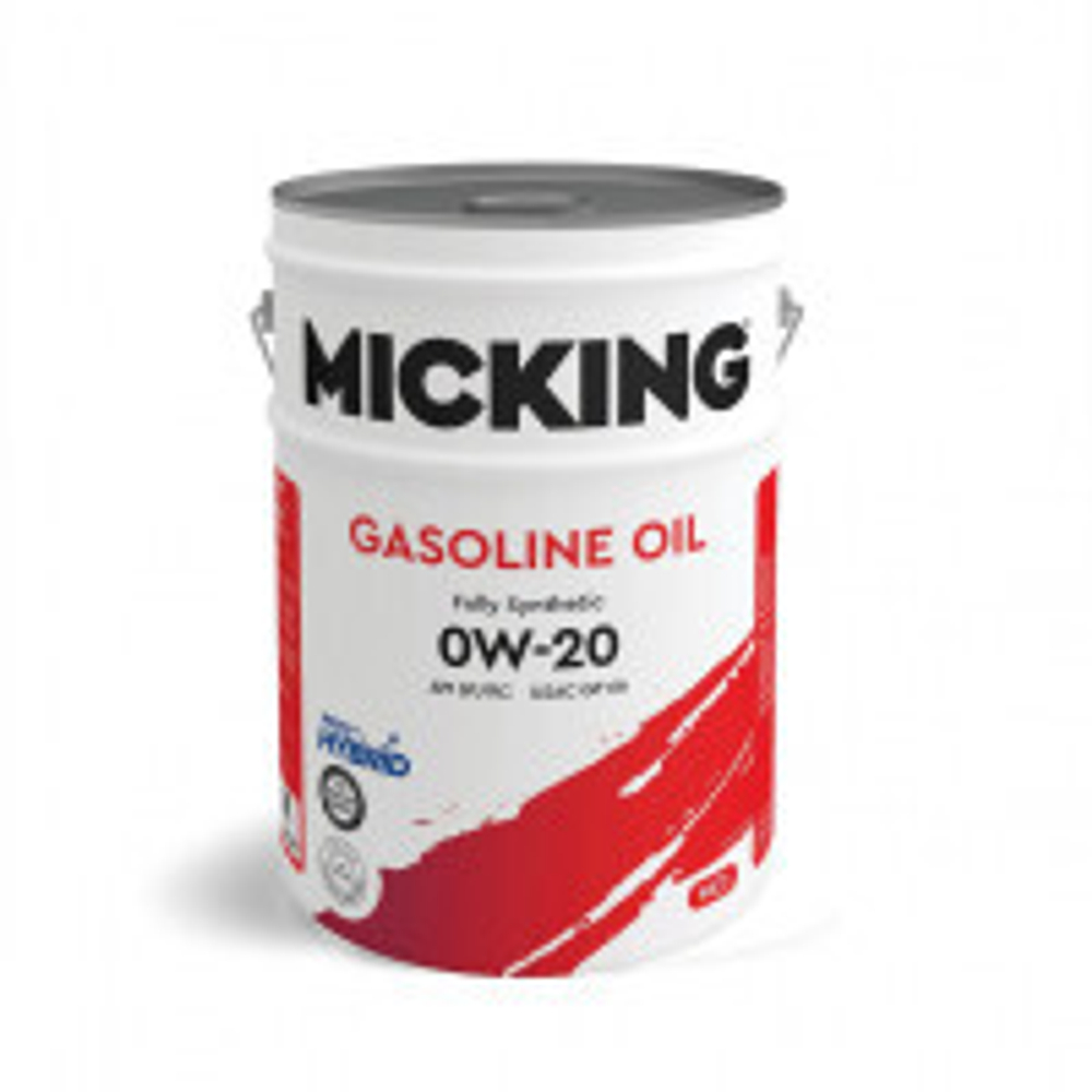 Моторное масло MICKING Gasoline Oil MG1 0W-20 SP/RC synth.   20л