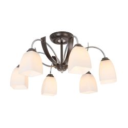 Citilux Крокус CL128161 Люстра потолочная Венге Хром