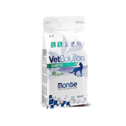 Диетический корм Monge VetSolution Cat Diabetic Диабетик для кошек при сахарном диабете 1,5 кг