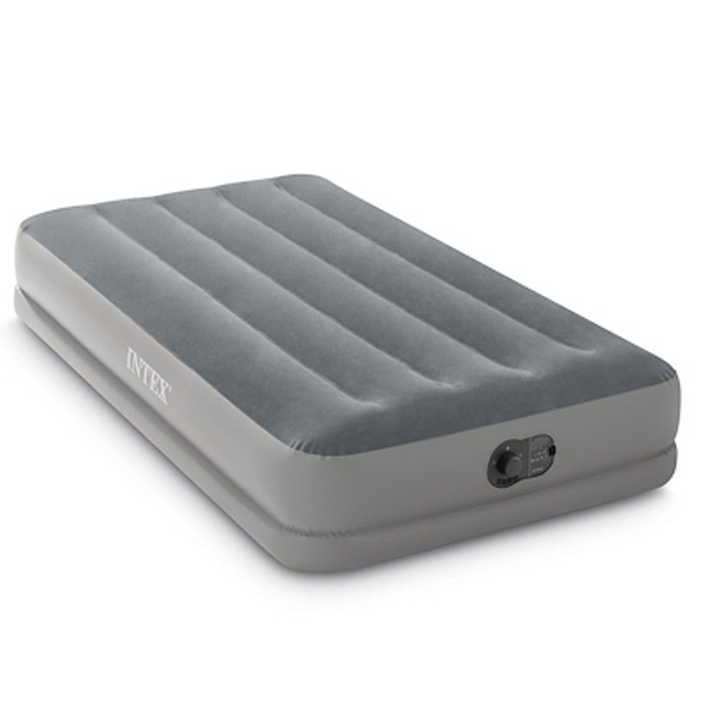 Матрас надувной Twin Dura-Beam Prestige,191*99*30 см,встроенный насос USB, Intex (64112)