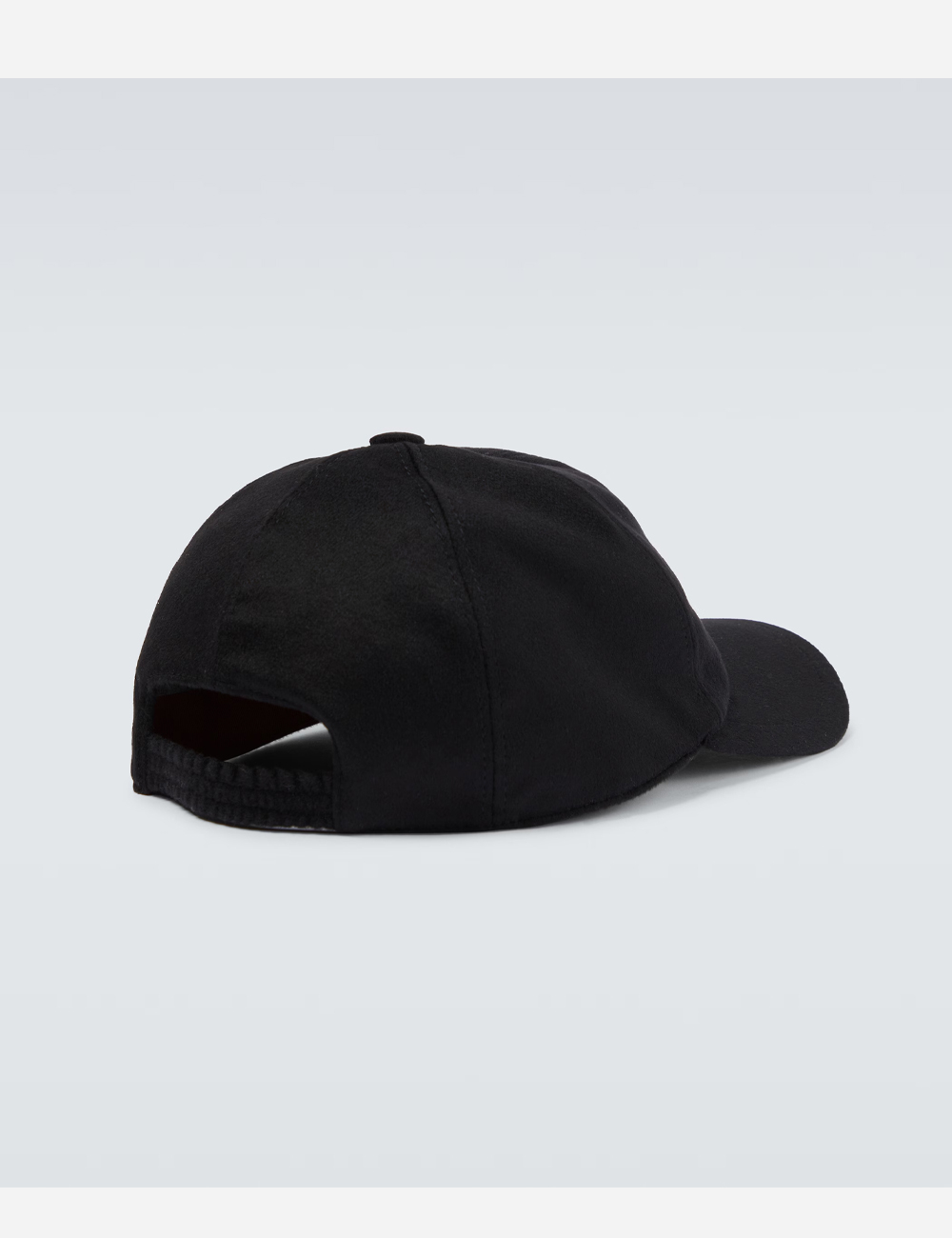 Бейсболка Loro Piana Baseball Cap Cashmere Storm "Black"