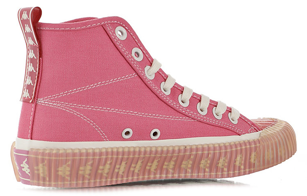 Doraemon x Kappa Slip Resistant Abrasion Resistant High top Canvas Shoes Unisex Pink