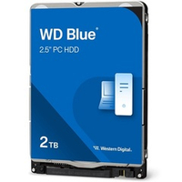 Жесткий диск HDD 2.5" 2Tb, SATA-III, Western Digital, 128Mb, 5400rpm, Blue Mobile (WD20SPZX)