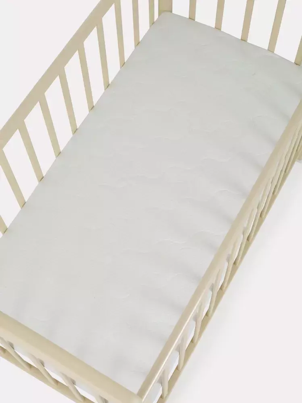 Кровать детская 120*60 "СИЛЬВИЯ"-2 (арт.44) кол/кач (слоновая кость)