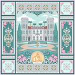 Платок «Романтическая Александрия» зеленый