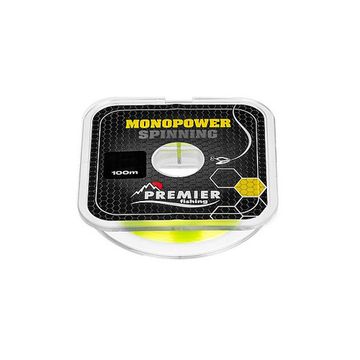 Леска MONOPOWER SPINNING 0,45mm/100m F.Yellow Nylon (PR-MS-Y-045-100) Premier Fishing