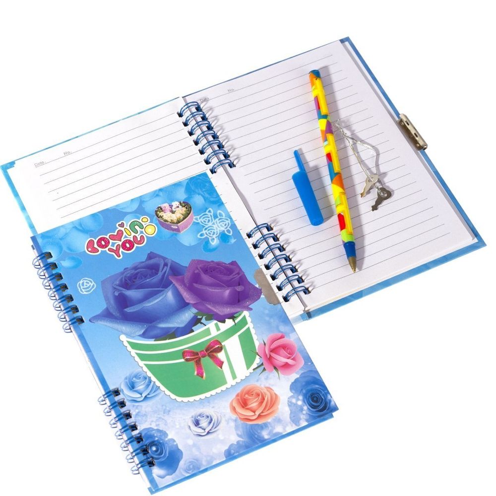 Блокнот в футляре 20 см * 23 см, гребень, Alingar, ламинация, глиттер, замочек, ручка, 42 л., линия, "Розы в корзине", голубой Блокнот в футляре 20 см * 23 см, гребень, Alingar, ламинация, глиттер, замочек, ручка, 42 л., линия, "Розы в корзине", голубой