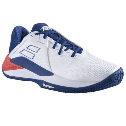 Мужские кроссовки теннисные Babolat Propulse Fury 3 All Court Men - белый, небесный