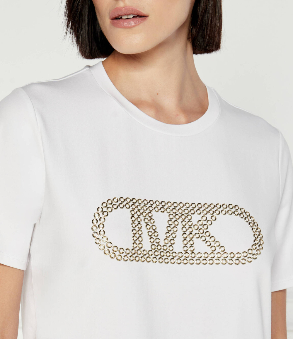 Футболка GROMMET EMPIRE Michael Kors - белый(MT4519LANU)