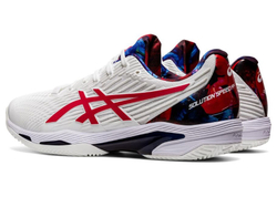 Мужские кроссовки теннисные Asics Solution Speed FF 2 Clay L.E. - white/classic red
