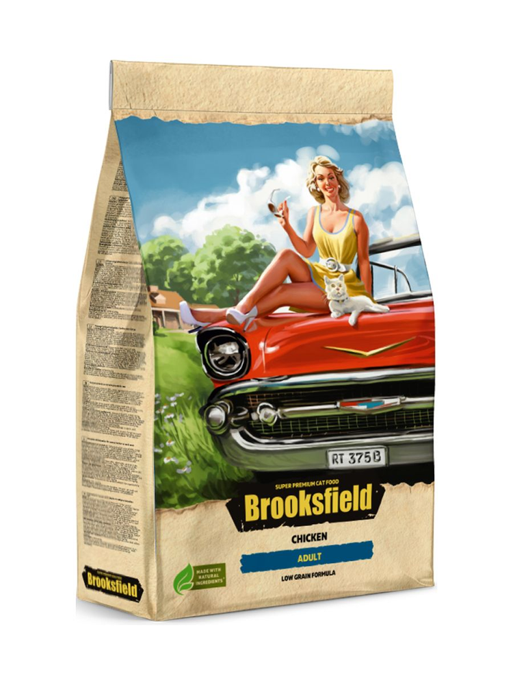 Brooksfield 6кг Adult Сухой корм для взрослых кошек Курица