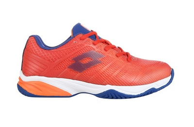Детские теннисные кроссовки Lotto Mirage 300 III ALR JR - nectarine/royal gem - Orange