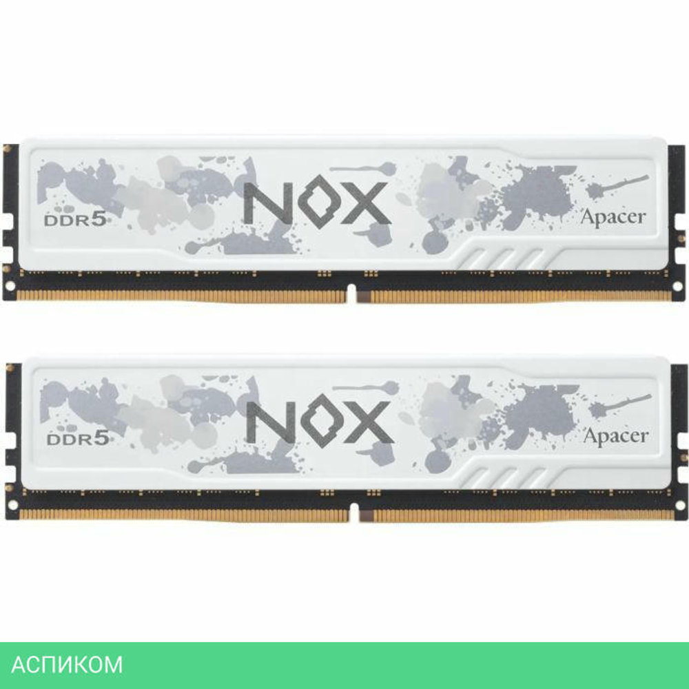 Оперативная память Apacer NOX 2x16GB DDR5 White (AH5U32G52C522MWAA-2)