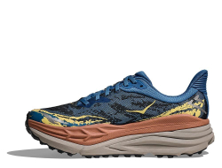 Кроссовки для бега мужские Hoka Stinson 7 Сине-оранжевые