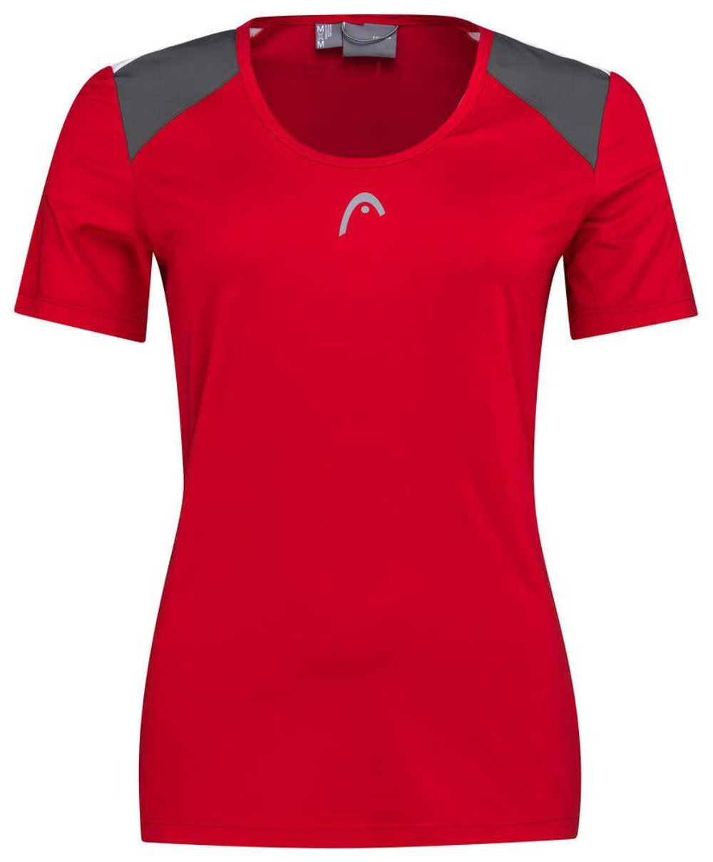 Женская теннисная футболка Head Club 22 Tech T-Shirt W - Red