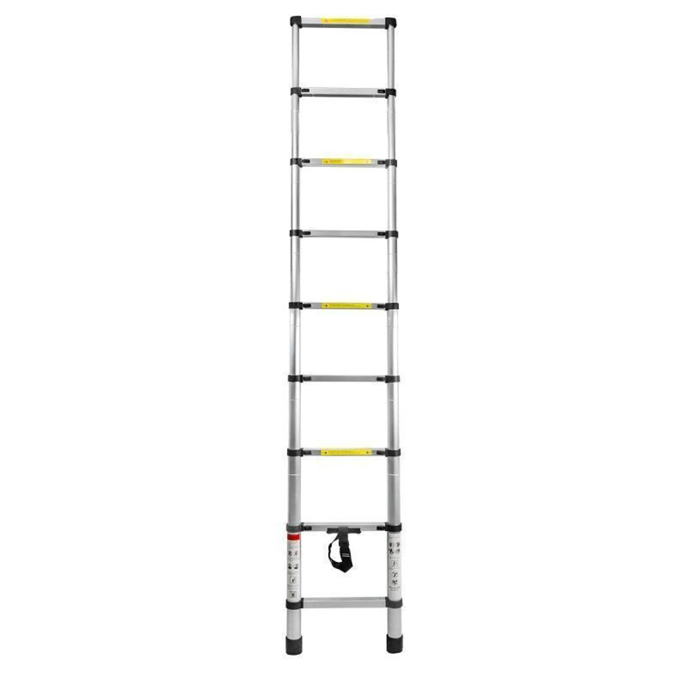 Лестница телескопическая алюминиевая Forsage 2,6м